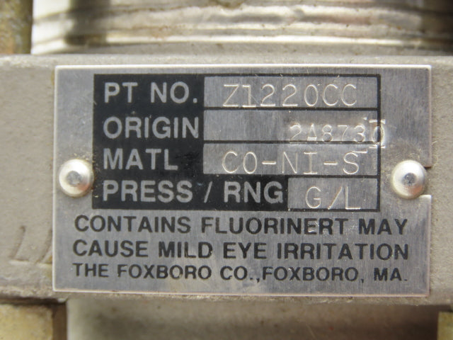Foxboro 821GM-IM2NL2-A Pressure Transmitter 1/2"NPT 12.5-65vdc 50PSI