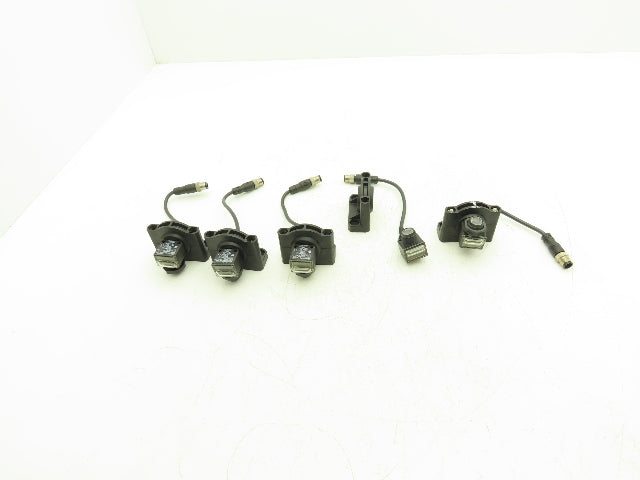 Allen Bradley 42EF-P2MPB-F4 RightSight Photoelectric Sensor Photo Eye Lot of 5