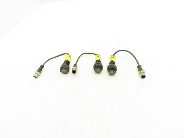 Banner S18-2NAEL-Q5 Photoeye Sensor Emitter 18mm 10-30VDC Lot of 3