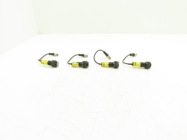 Banner S18-2NAEL-Q5 Photoeye Sensor Emitter 18mm 10-30VDC Lot of 4
