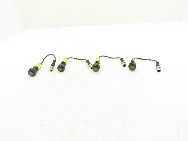 Banner S18-2NAEL-Q5 Photoeye Sensor Emitter 18mm 10-30VDC Lot of 4
