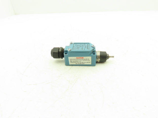 Honeywell SZL-WL-K-N Limit Switch Plunger Style 10A 300VAC/ 6A 24VDC