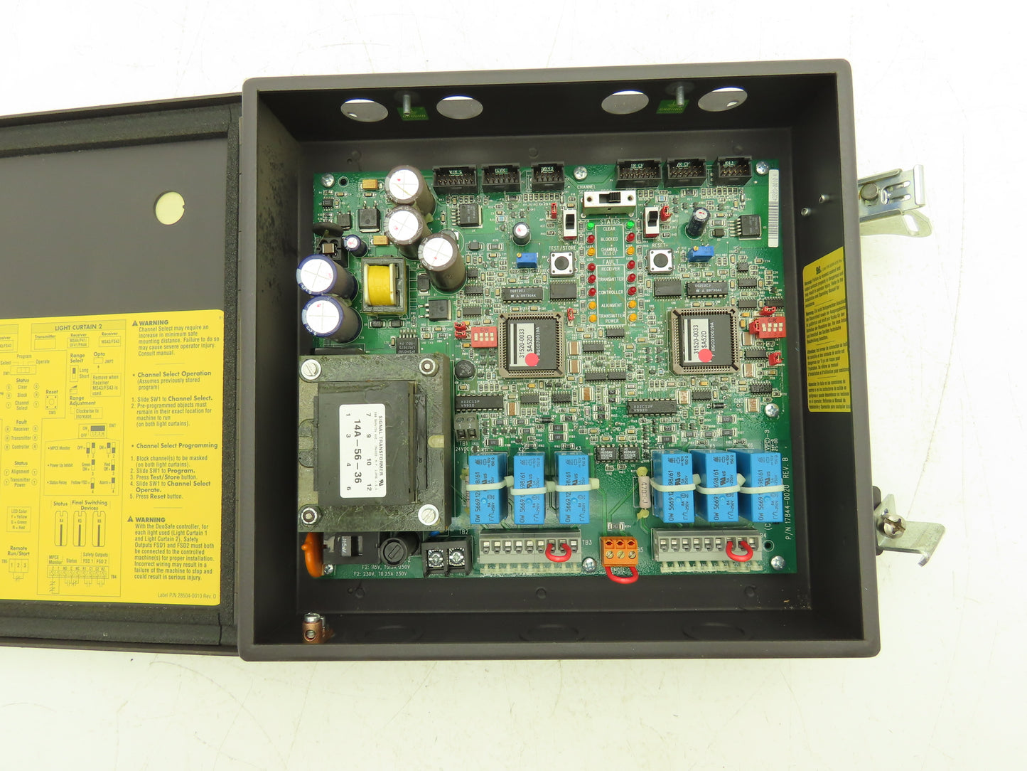 Sti 43207-0010 Light Curtain Power Supply w/Encl Duosafe AC1 115/230VAC