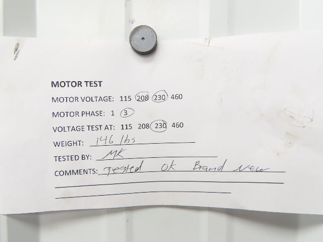 GTR Nissei FSMN-55-15-220 Gearmotor 2.2kw 220V 3PH 113rpm 15:1 Hollow Shaft