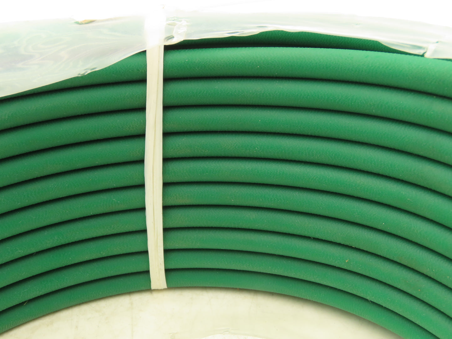 BDH Durothane 9mm Solid Green Rough Round Urethane Conveyor Belt 100' Roll RPN9
