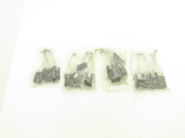 National D73534 Carbon Motor Split Brush 5/8" x 1-1/4" x 2-1/8" Lot of 4