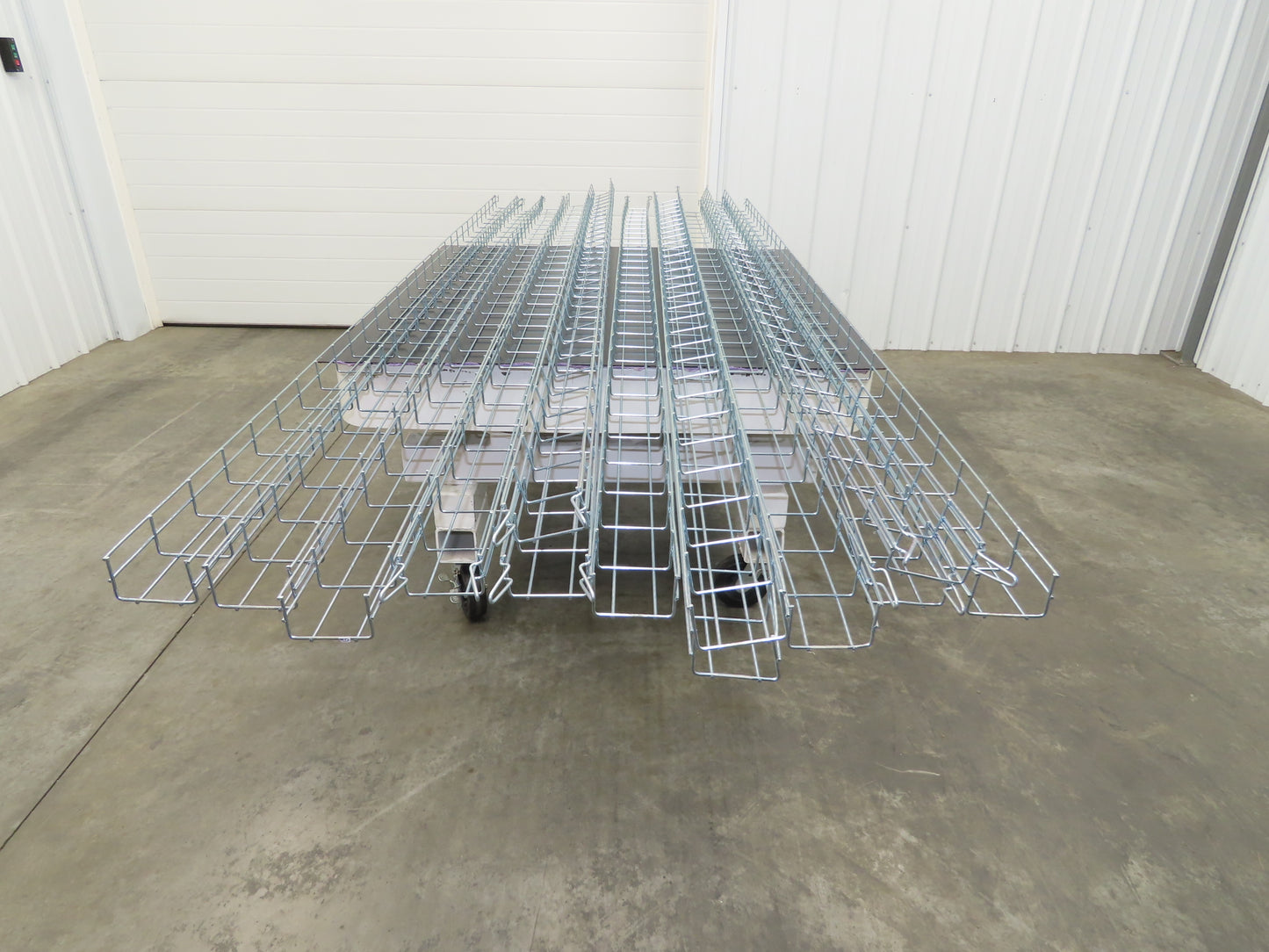Husky WBS22-4-3M-EZ Cable Tray 2"x8"x8' Easy Connect Wire Basket Lot of 13