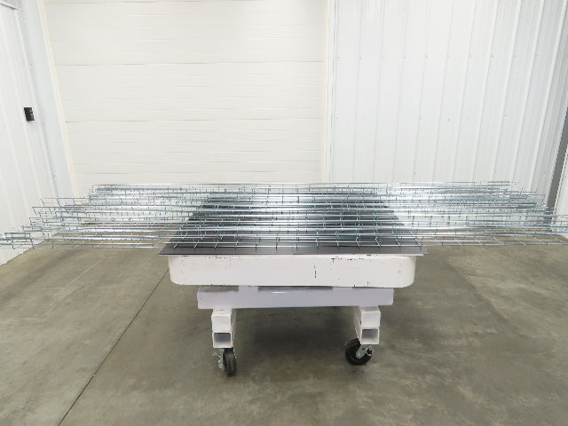Husky WBS22-4-3M-EZ Cable Tray 2"x8"x8' Easy Connect Wire Basket Lot of 13