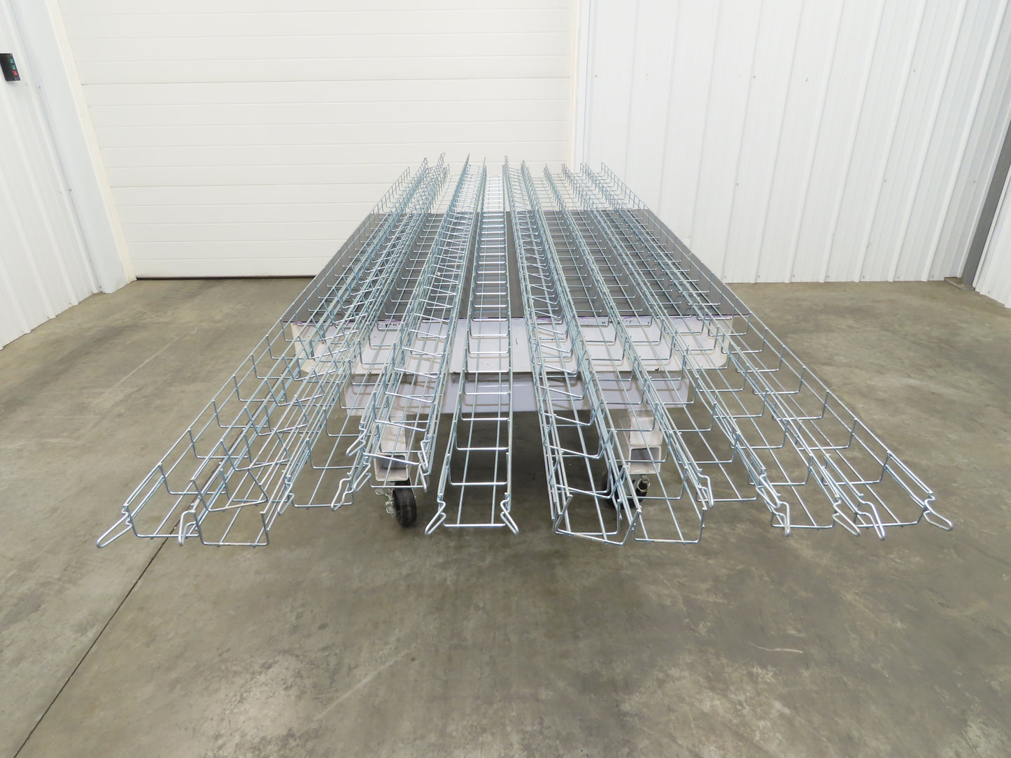 Husky WBS22-4-3M-EZ Cable Tray 2"x8"x8' Easy Connect Wire Basket Lot of 13
