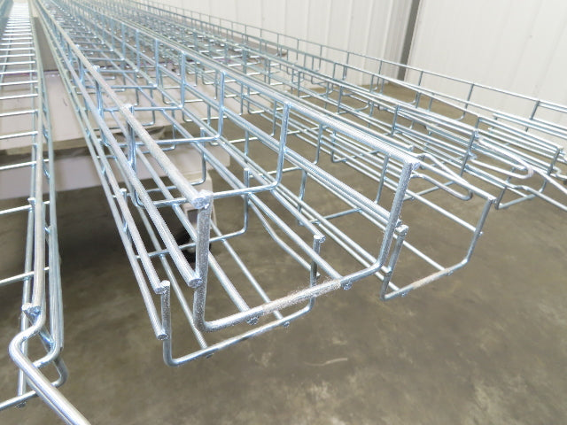 Husky WBS22-4-3M-EZ Cable Tray 2"x8"x8' Easy Connect Wire Basket Lot of 13