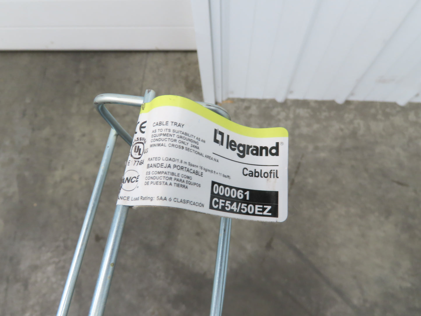 Legrand CF54/50EZ Cablofil Cable Tray 2" x 2" x 10' Galvanized Wire Lot of 11