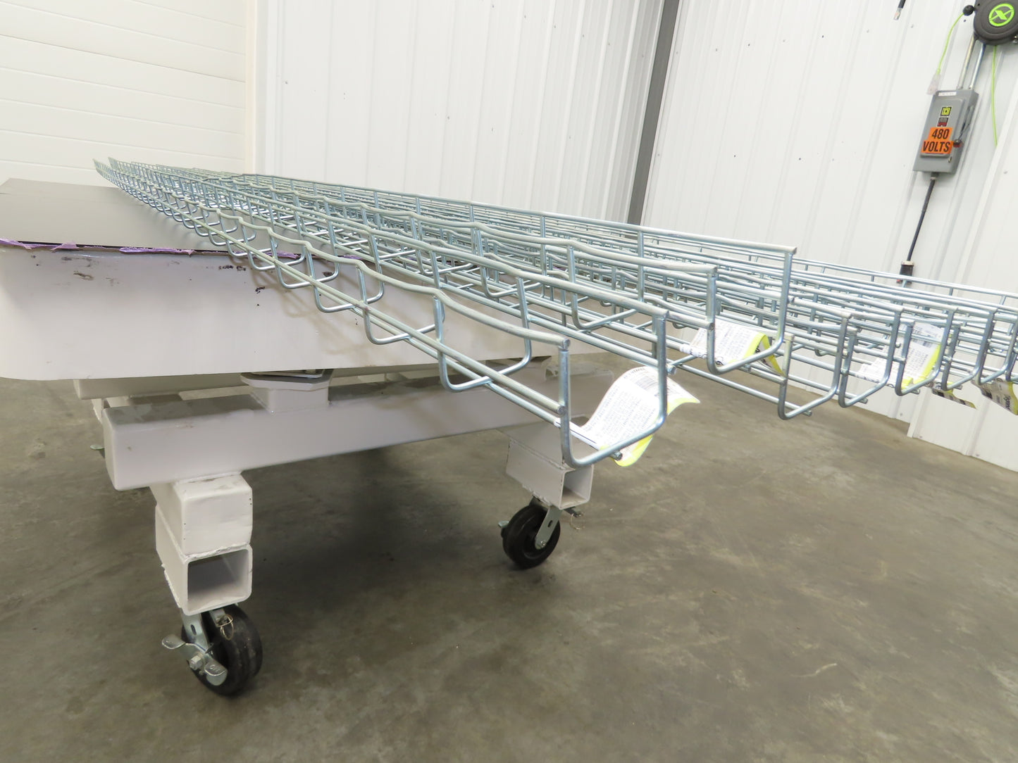 Legrand CF54/50EZ Cablofil Cable Tray 2" x 2" x 10' Galvanized Wire Lot of 11