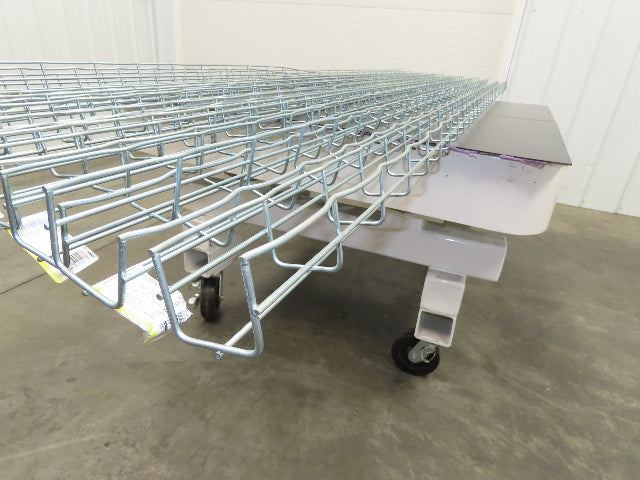 Legrand CF54/50EZ Cablofil Cable Tray 2" x 2" x 10' Galvanized Wire Lot of 11