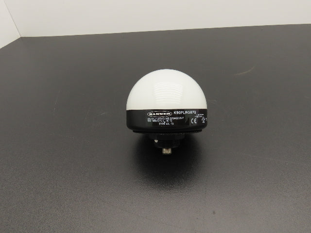 Banner K90PLRGB7Q LED RGB Indicator 7-Color K90 Pro Series 12-30VDC 5-Pin M12