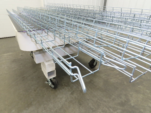 Legrand CF54/100EZ Cablofil Cable Tray 2" x 4" x 8' Galvanized Wire Lot of 15
