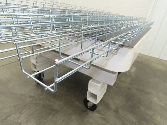 Legrand CF54/100EZ Cablofil Cable Tray 2" x 4" x 8' Galvanized Wire Lot of 15