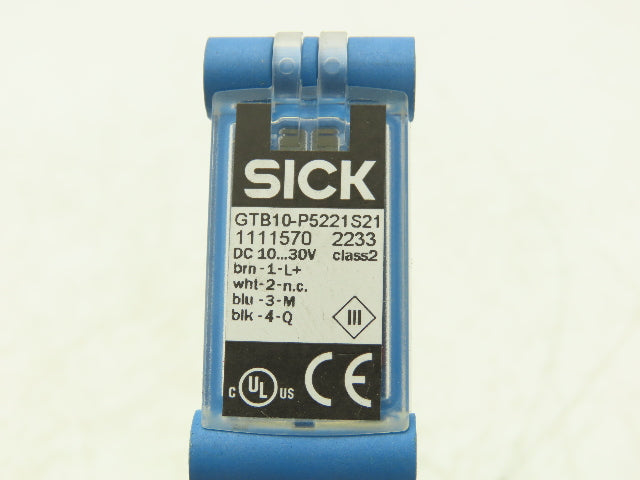 Sick GTB10-P5221S21 Photoelectric Proximity Sensor 20-1200mm Sensing Range