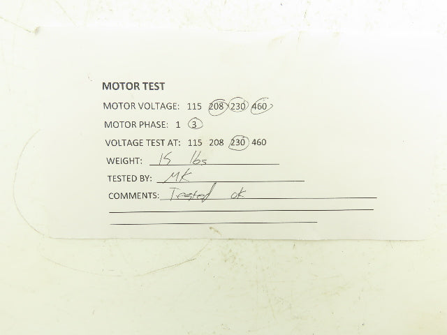 Rexroth 3 842 520 723 Gearmotor 12:1 Ratio .09kw 230V 3PH w/Bosch Swivel Pulley