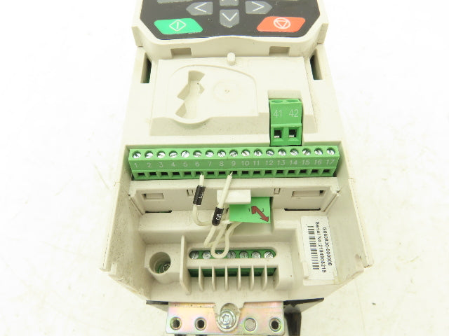 Emerson M400-011 00017 A AC Drive VFD 0.33Hp 120V 1PH In 240V 3PH Out For Parts