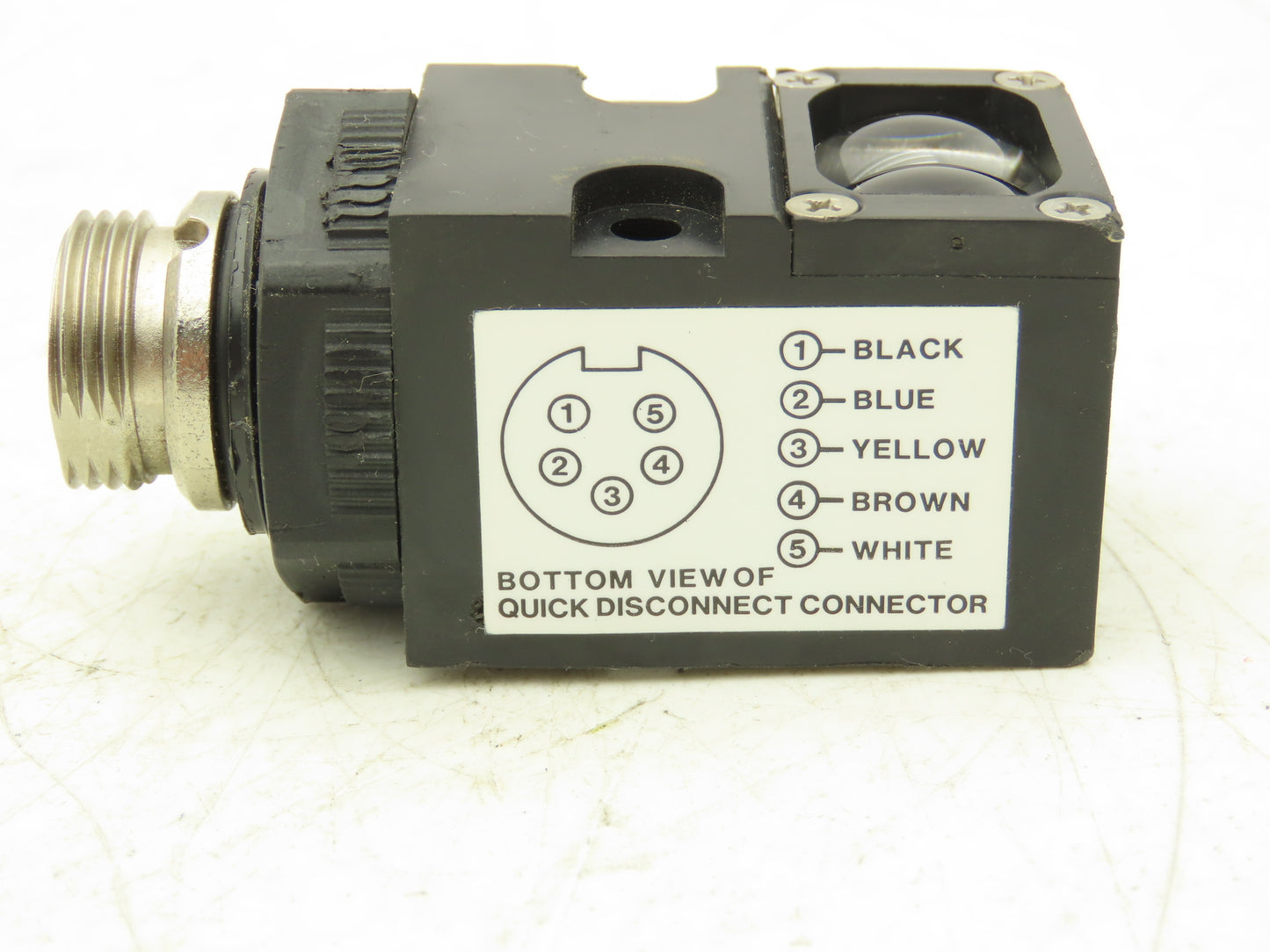 Banner SMA915DQD Valu-Beam Photoelectric Diffuse Sensor 90-130VAC SPDT Relay QD