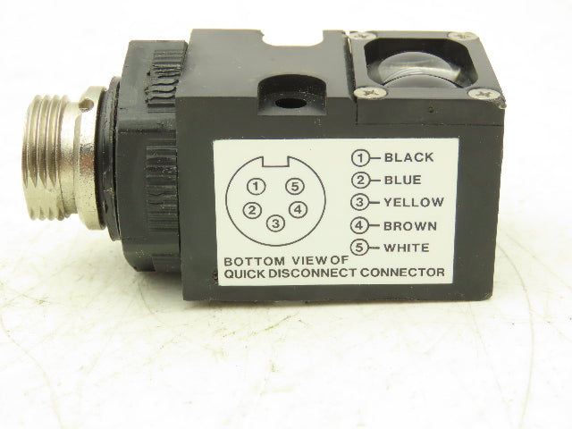 Banner SMA915DQD Valu-Beam Photoelectric Diffuse Sensor 90-130VAC SPDT Relay QD