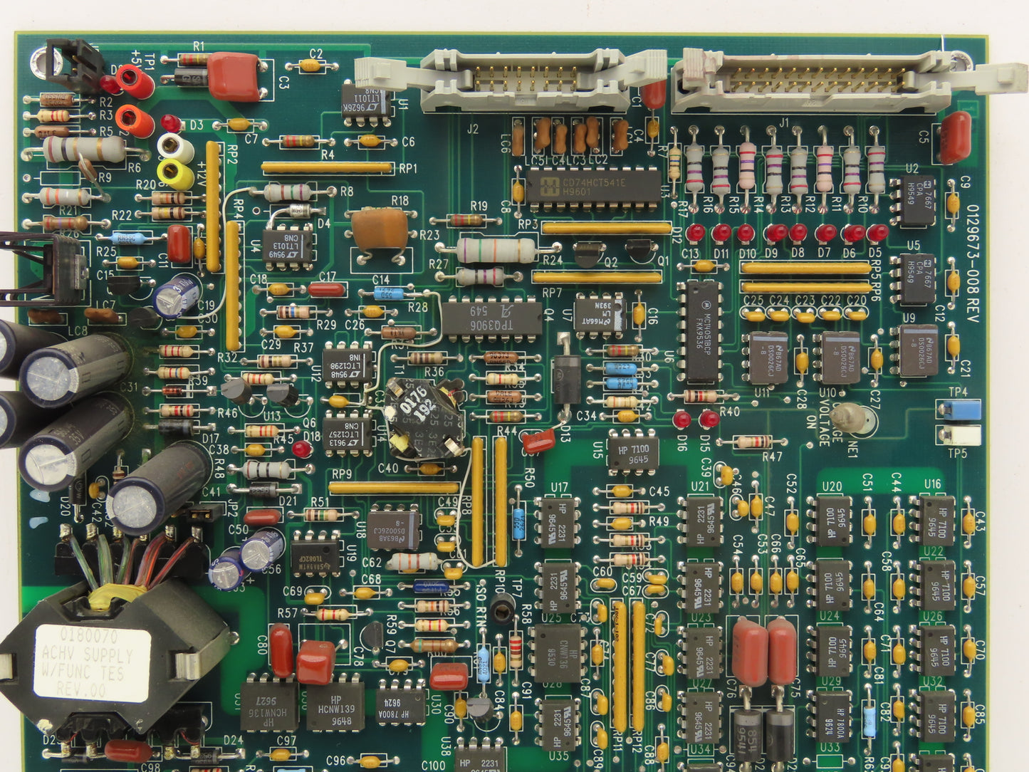 Ink Jet Controller PCB ACHV Supply Ink Heater Charge Voltage AC Power Lights