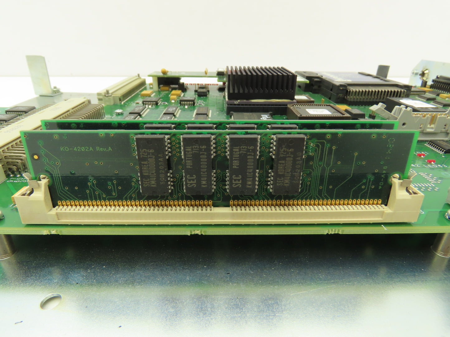 Micro Industries 9700696-0001K PCB Printing System Motherboard 32MB RAM 0179504