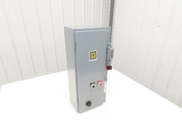 Square D Combination Motor Starter Non Fusible 10HP 600V 3ph 120V Coil