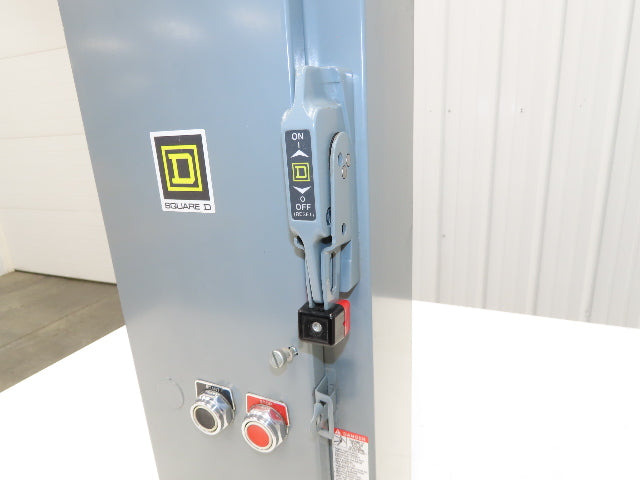 Square D Combination Motor Starter Non Fusible 10HP 600V 3ph 120V Coil