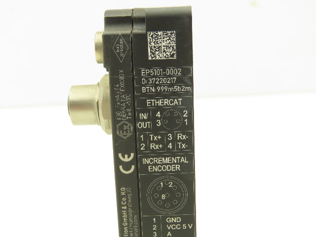 Beckhoff EP5101-0002 EtherCAT Box Incremental Encoder Interface 1 Channel Bus 5V