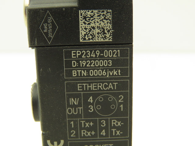 Beckhoff EP2349-0021 EtherCAT Box 16-Channel Digital Combi I/O Module 24VDC