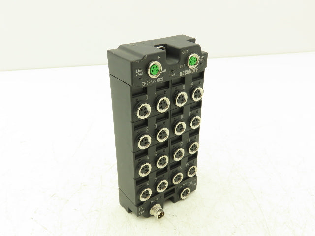 Beckhoff EP2349-0021 EtherCAT Box 16-Channel Digital Combi I/O Module 24VDC