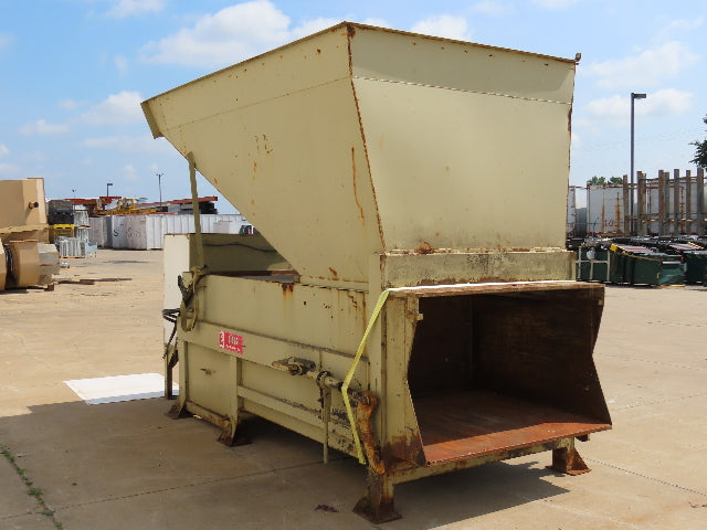 Piqua Industrial Trash Dumpster Garbage Compactor Top Load 20Hp 230/460V Pusher