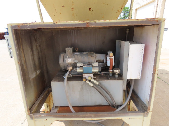 Piqua Industrial Trash Dumpster Garbage Compactor Top Load 20Hp 230/460V Pusher