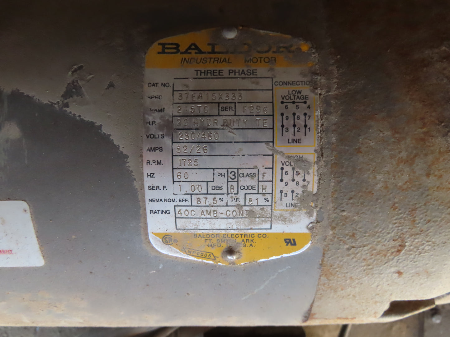Piqua Industrial Trash Dumpster Garbage Compactor Top Load 20Hp 230/460V Pusher