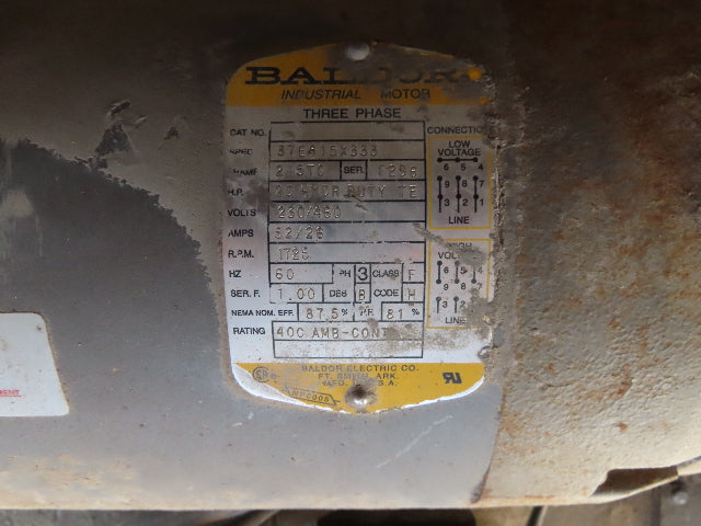 Piqua Industrial Trash Dumpster Garbage Compactor Top Load 20Hp 230/460V Pusher