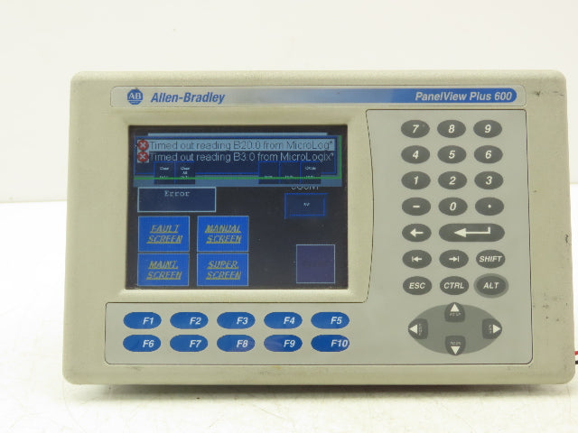 Allen Bradley 2711P-B6C20D PanelView Plus 600 Ser D HMI Control Panel