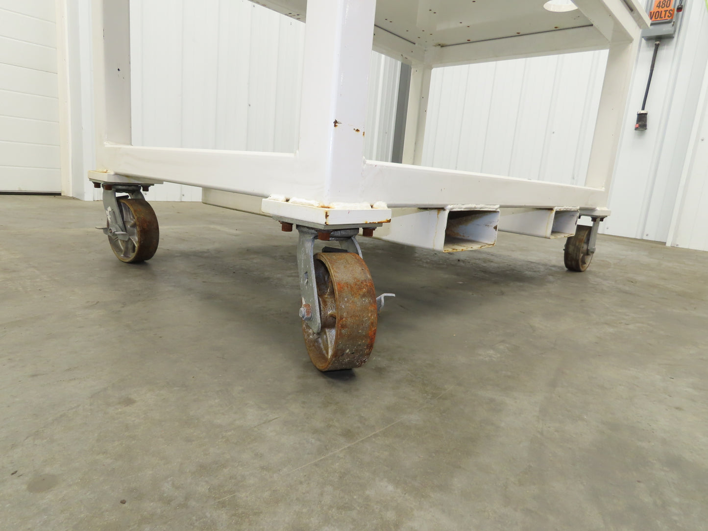 7/8" Thick Top Steel Fabrication Welding Layout Table Work Bench 33"x53"x31.25"