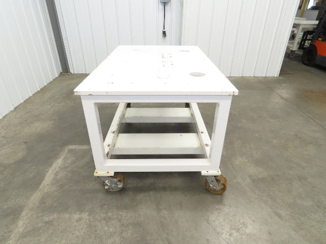 7/8" Thick Top Steel Fabrication Welding Layout Table Work Bench 33"x53"x31.25"