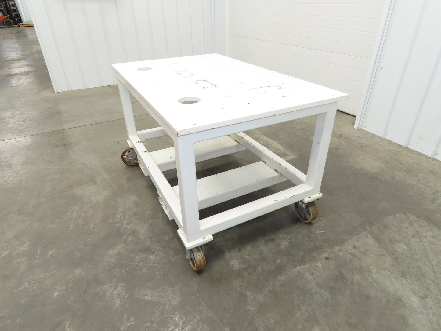 7/8" Thick Top Steel Fabrication Welding Layout Table Work Bench 33"x53"x31.25"