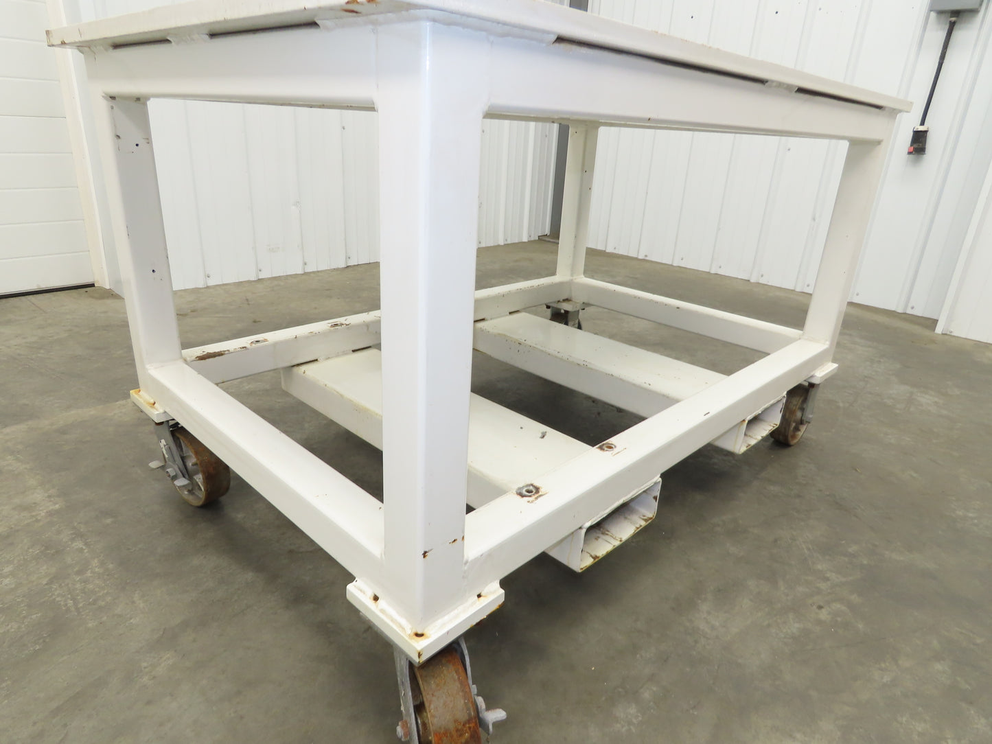 7/8" Thick Top Steel Fabrication Welding Layout Table Work Bench 33"x53"x31.25"