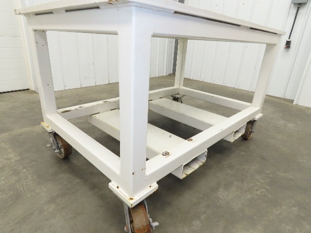 7/8" Thick Top Steel Fabrication Welding Layout Table Work Bench 33"x53"x31.25"
