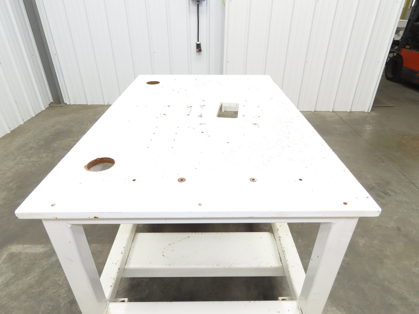 7/8" Thick Top Steel Fabrication Welding Layout Table Work Bench 33"x51"x31.25"