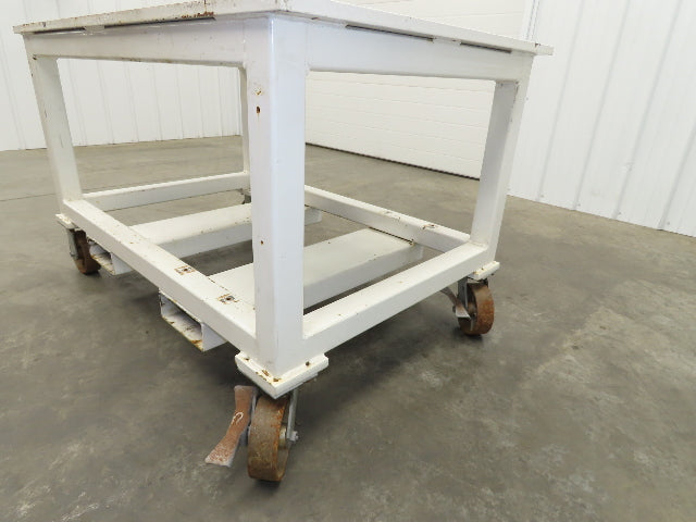7/8" Thick Top Steel Fabrication Welding Layout Table Work Bench 33"x51"x31.25"