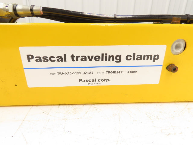 Pascal TRA-X10-0500L-A1357 Traveling Die Clamp TR Series LH 100kN 1357mm Stroke
