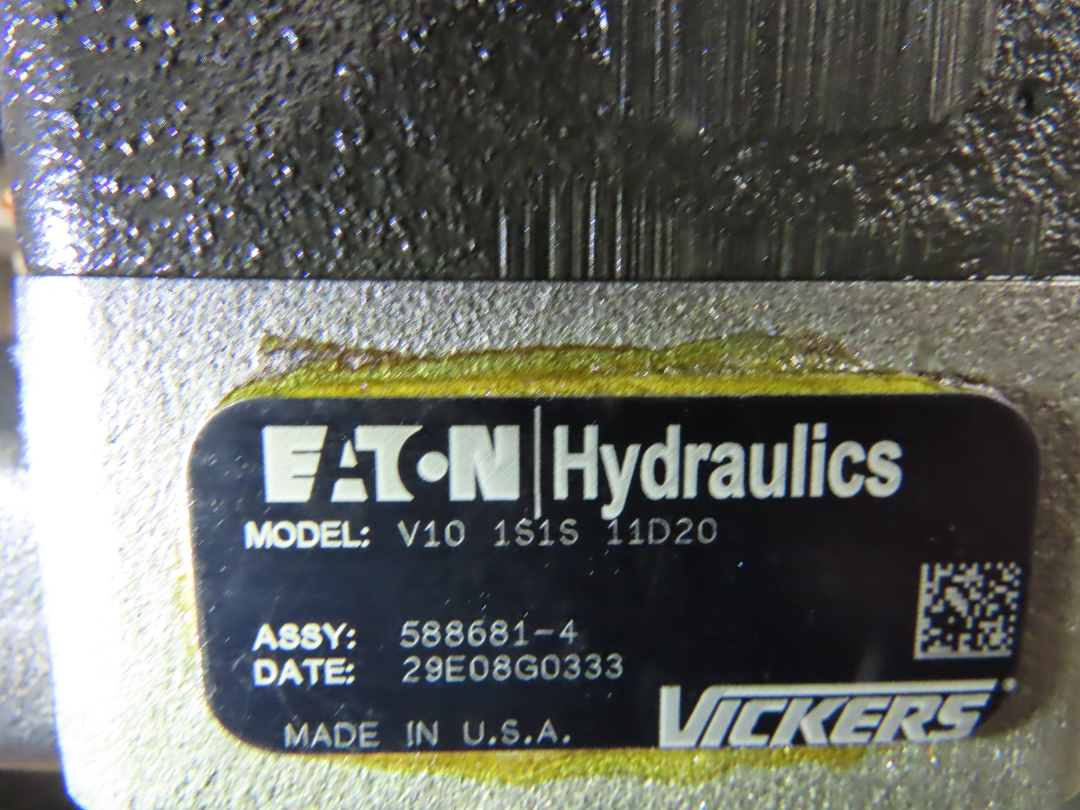 Eaton Vickers Hydraulic Power Unit 5 Gallon Tank 1.44GPM 2500PSI 460VA ...