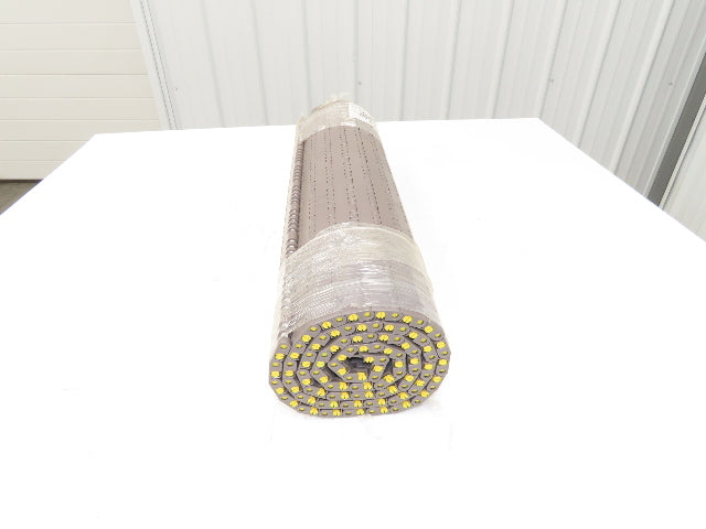 Rexnord HP7705-26.50 MatTop Plastic Conveyor Belt Chain 26.5"W x 5' Length Brown