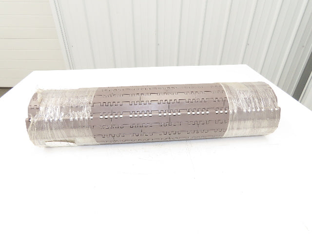 Rexnord HP7705-26.50 MatTop Plastic Conveyor Belt Chain 26.5"W x 5' Length Brown