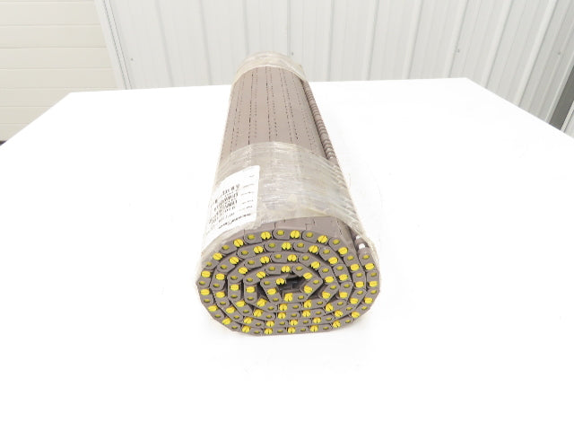 Rexnord HP7705-26.50 MatTop Plastic Conveyor Belt Chain 26.5"W x 5' Length Brown