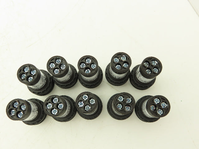 Eaton C22 Compact Pushbutton 22.5mm 1NO Momentary Illuminated White Lot of 10